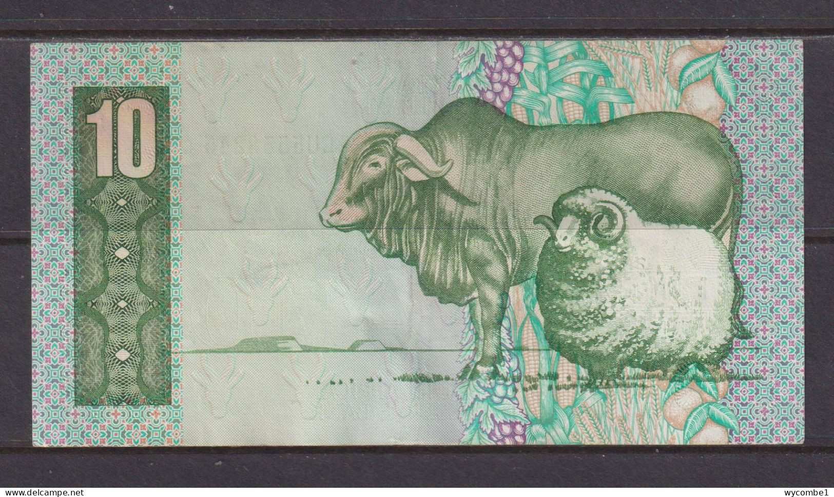 SOUTH AFRICA  -  1978-93 10 Rand Circulated Banknote As Scans - Südafrika