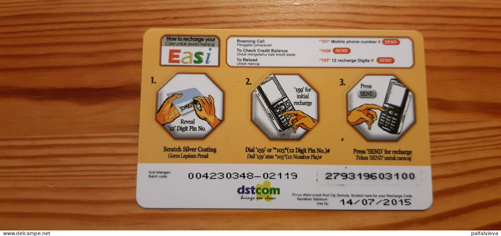 Prepaid Phonecard Brunei, Easi - Boat, Water Taxi - Brunei