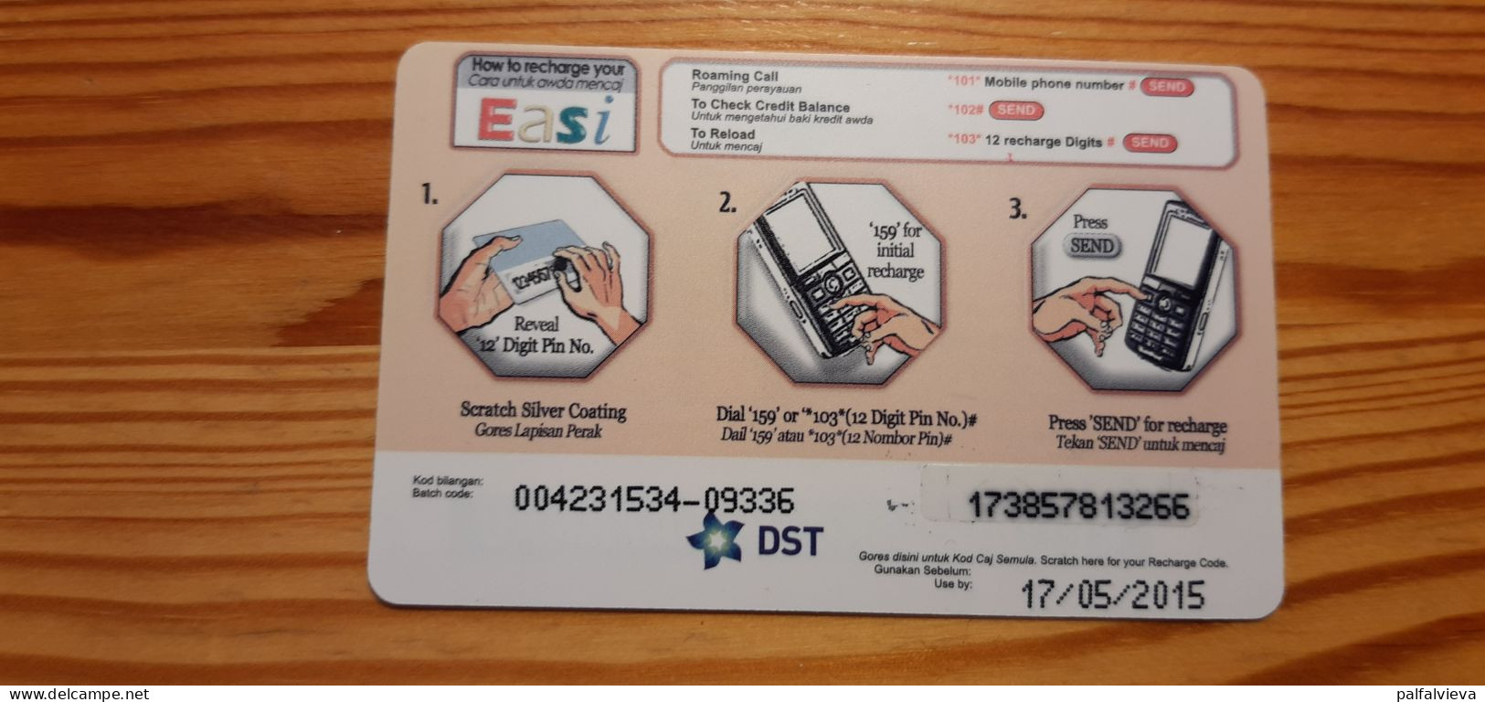 Prepaid Phonecard Brunei, Easi - Brunei