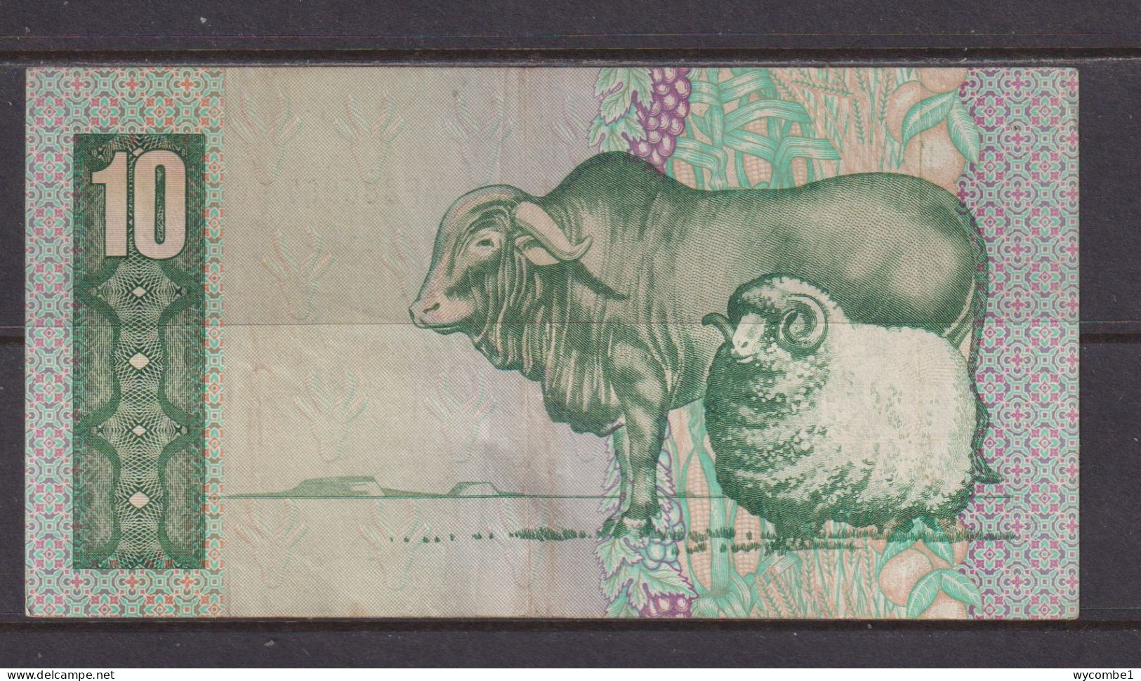 SOUTH AFRICA  -  1978-93 10 Rand Circulated Banknote As Scans - Afrique Du Sud