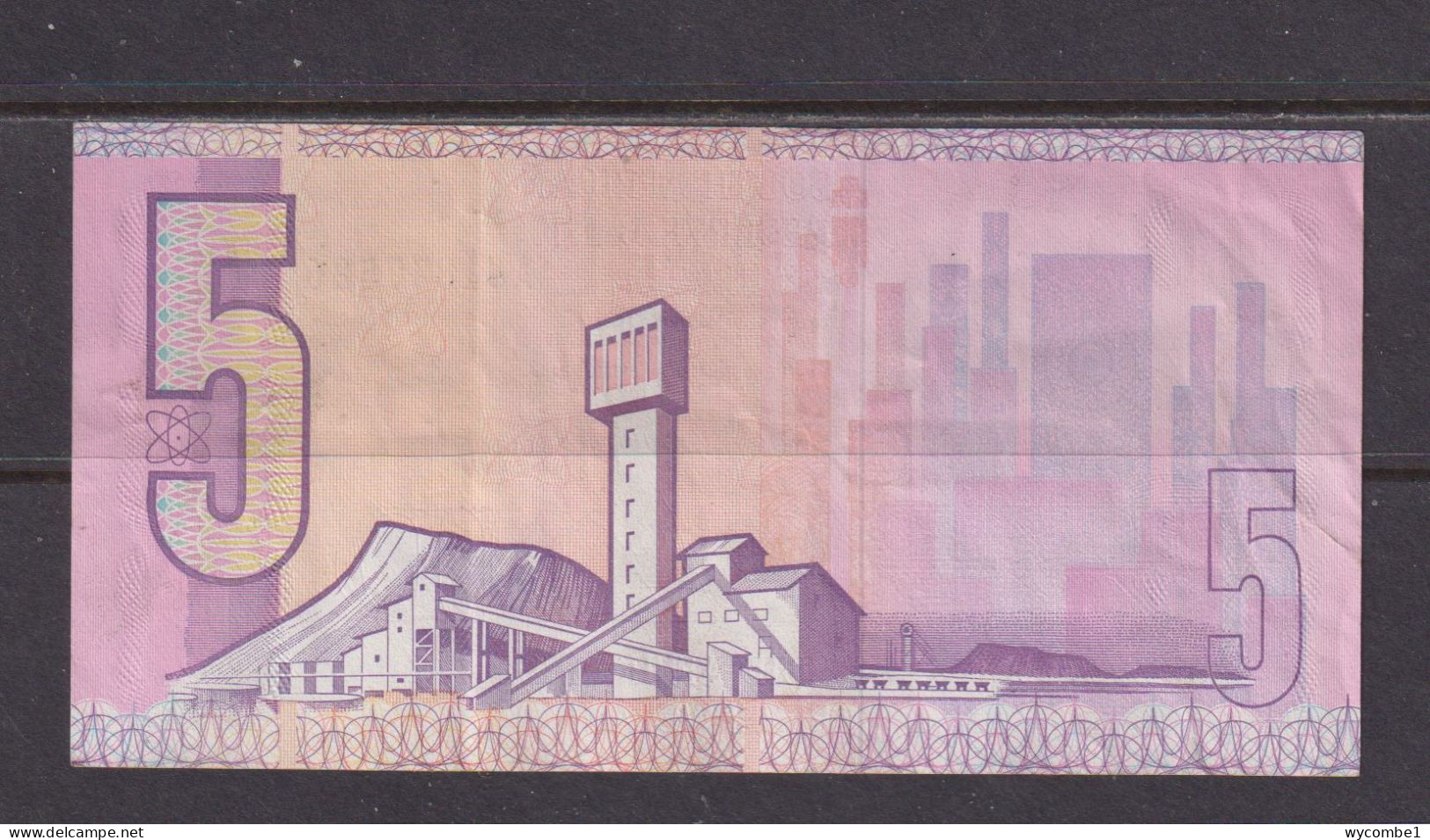 SOUTH AFRICA  -  1978-94 5 Rand De Kock Circulated Banknote As Scans - Suráfrica