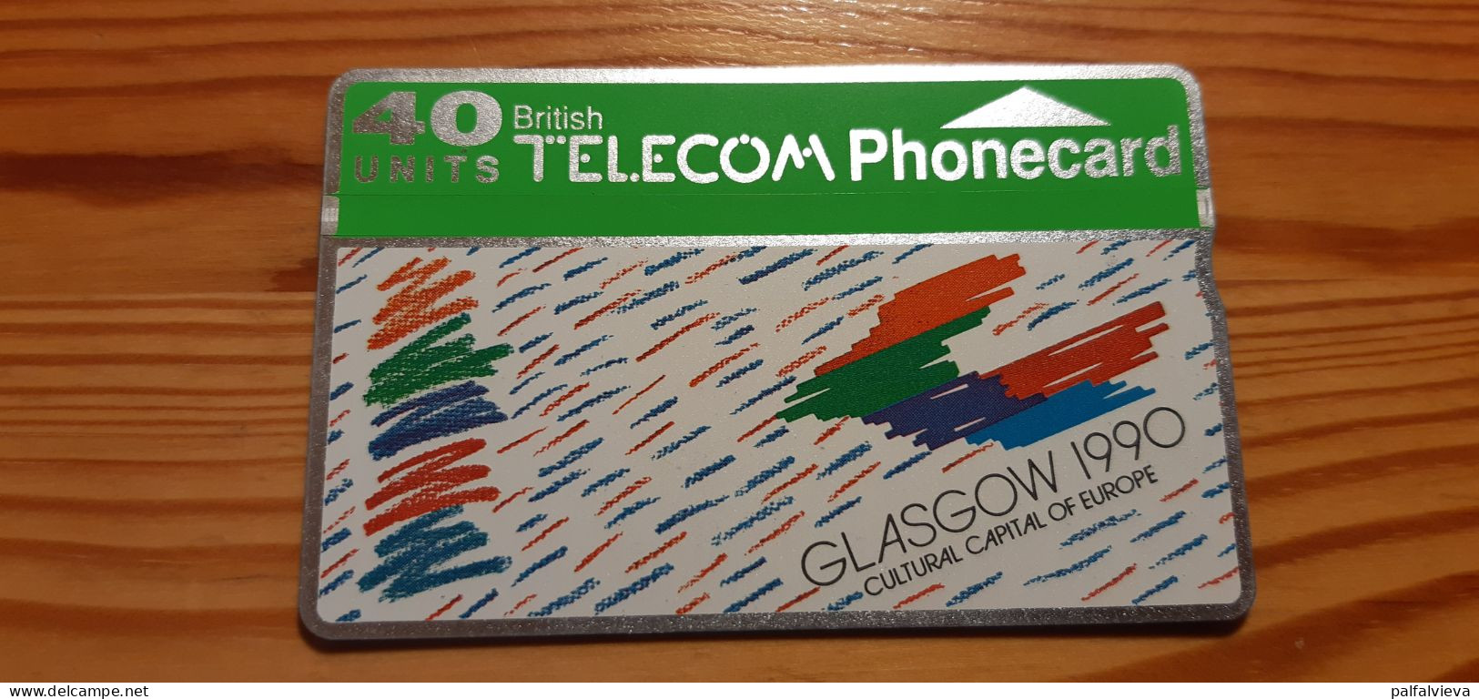 Phonecard United Kingdom, BT 041B - Glasgow 1990. 35.200 Ex. - BT Edición Publicitaria