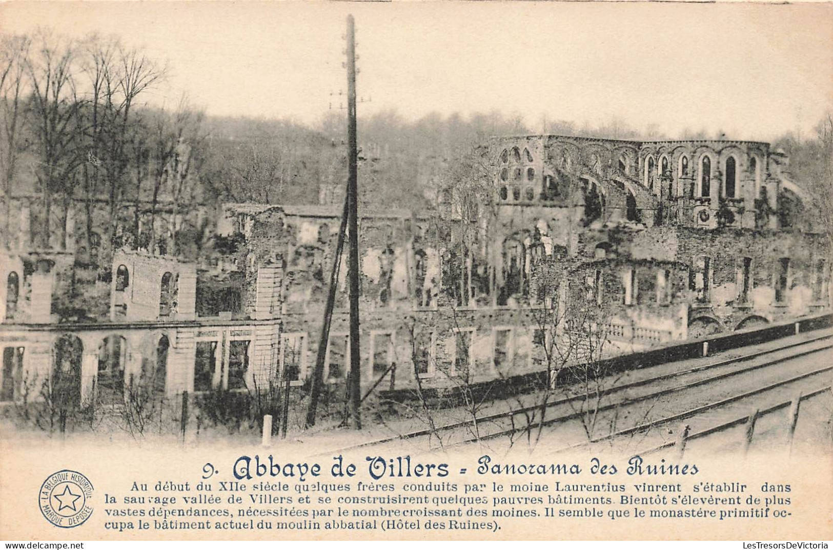 BELGIQUE - Abbaye De Villers - Panorama Des Ruines - Carte Postale Ancienne - Villers-la-Ville