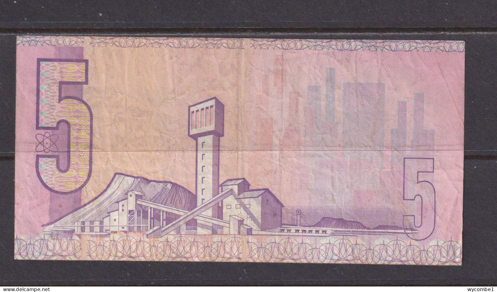 SOUTH AFRICA  -  1978-94 5 Rand De Kock Circulated Banknote As Scans - Suráfrica