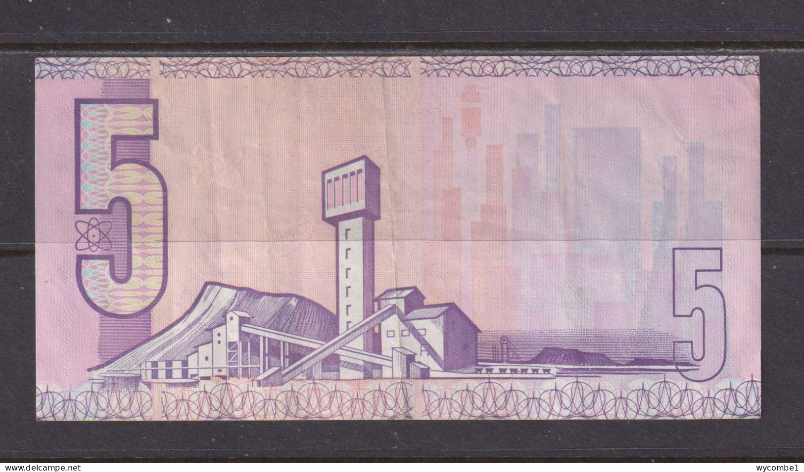 SOUTH AFRICA  -  1978-94 5 Rand De Kock Circulated Banknote As Scans - Südafrika