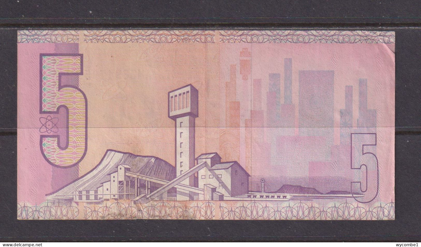 SOUTH AFRICA  -  1978-94 5 Rand De Kock Circulated Banknote As Scans - Suráfrica