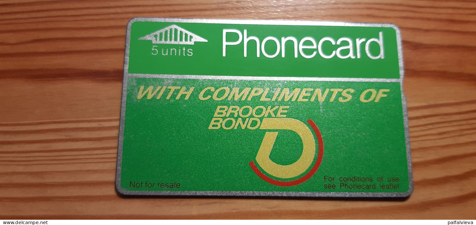Phonecard United Kingdom, BT 801A - Brooke Bond - BT Advertising Issues