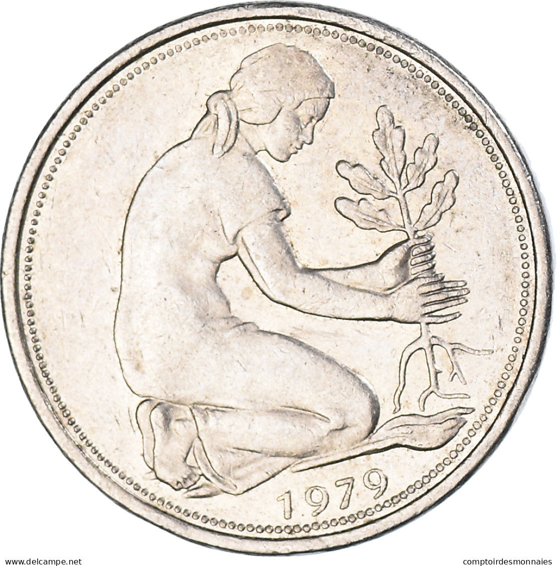 Monnaie, République Fédérale Allemande, 50 Pfennig, 1979 - 50 Pfennig
