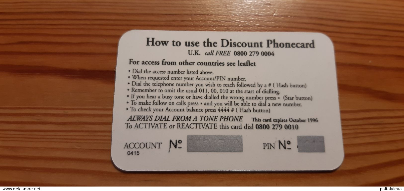 Prepaid Phonecard United Kingdom, Discount Phonecard - Butterfly - Emissioni Imprese