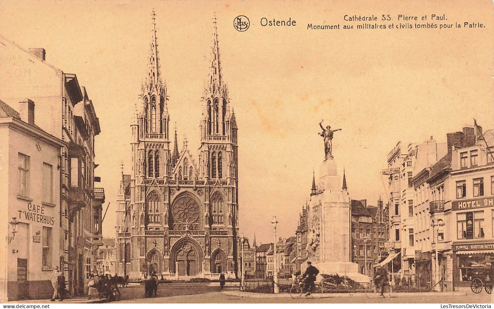 BELGIQUE - Ostende - Cathédrale SS Pierre Et Paul - Carte Postale Ancienne - Oostende