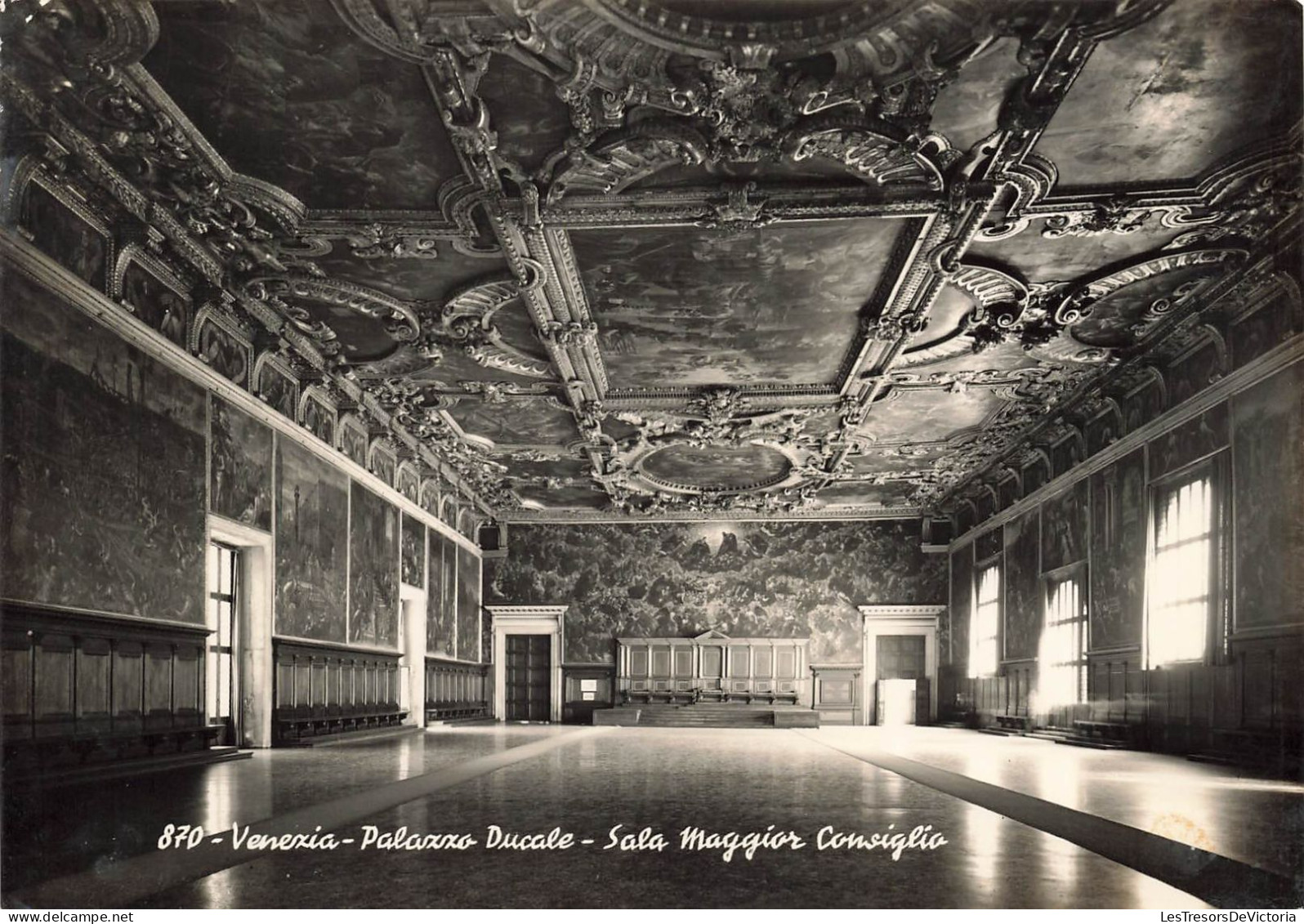 ITALIE - Venezia - Palazzo Ducale - Sala Maggior Coniglia - Carte Postale Ancienne - Venetië (Venice)