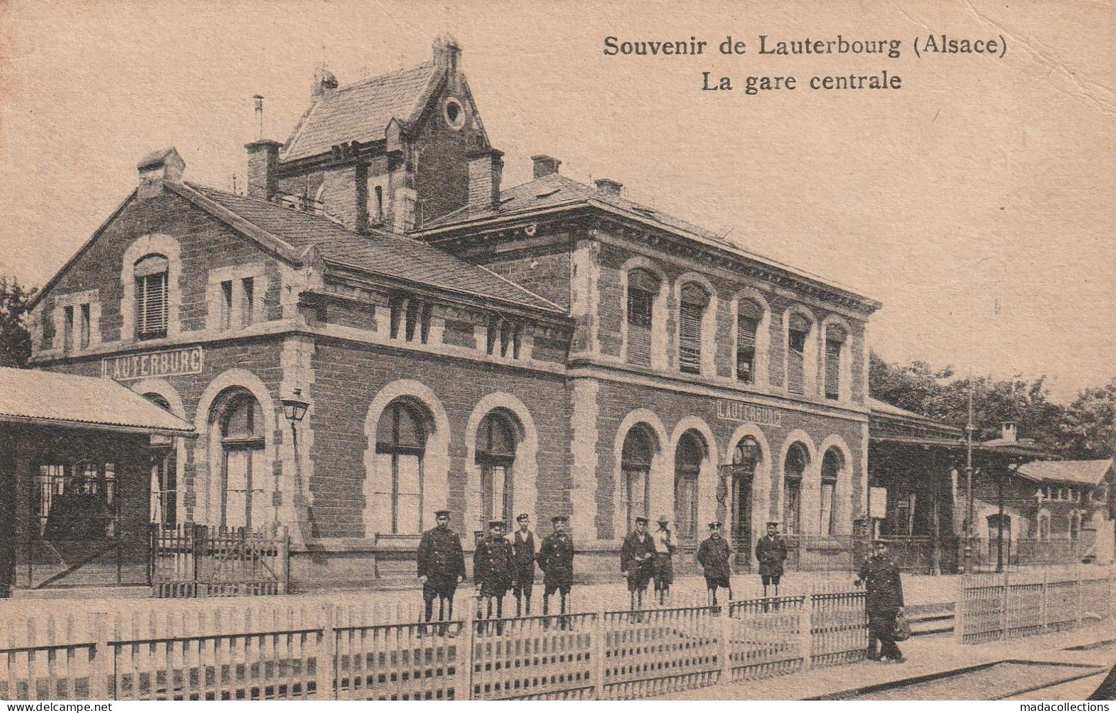 Lauterbourg (67 - Bas Rhin) La Gare Centrale - Lauterbourg