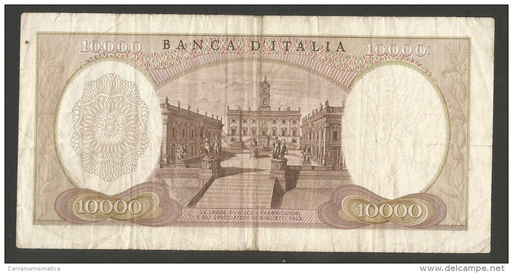 ITALIA - 10000 Lire MICHELANGELO (Firme: Carli / Lombardo - Decr. 08/06/1970) - 10000 Liras