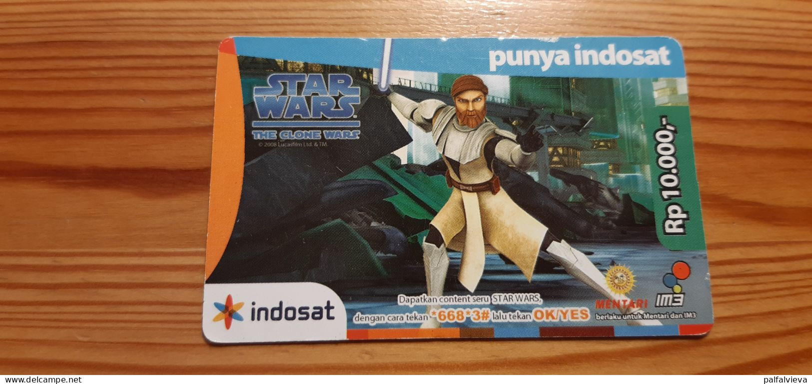 Prepaid Phonecard Indonesia, Indosat - Star Wars - Indonesia