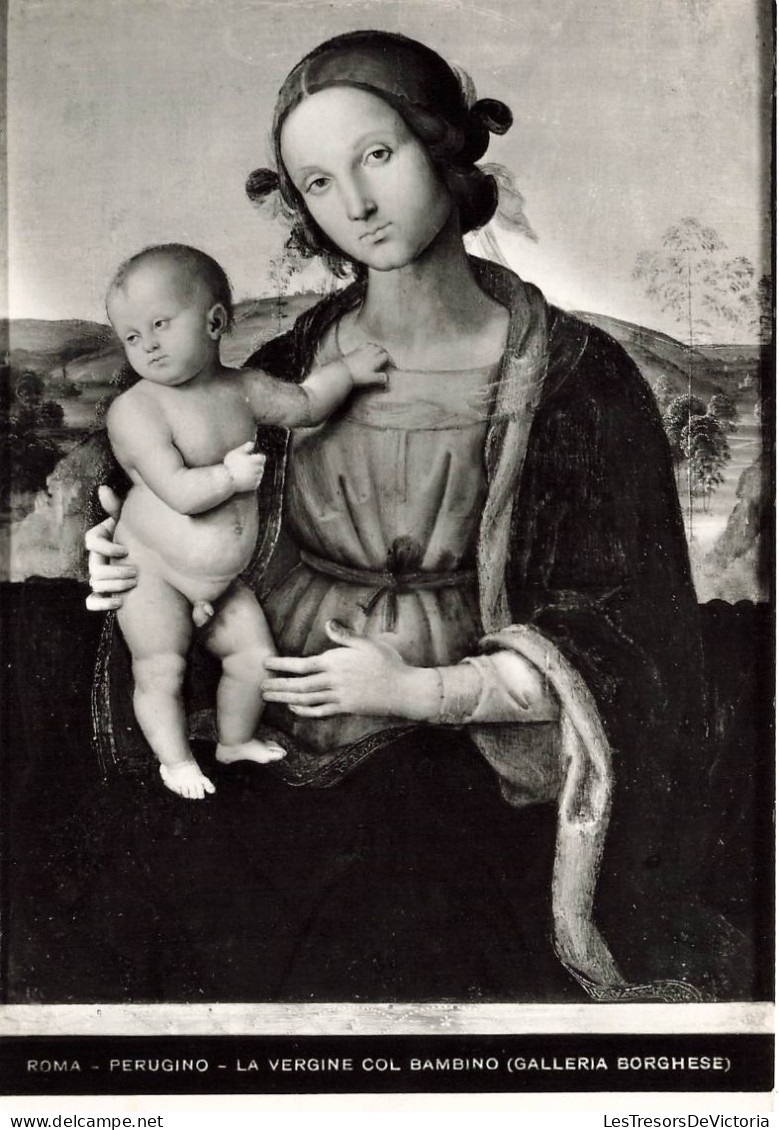 ITALIE - Rome - Pérugien -  La Vierge Avec Un Enfant - Carte Postale Ancienne - Ausstellungen