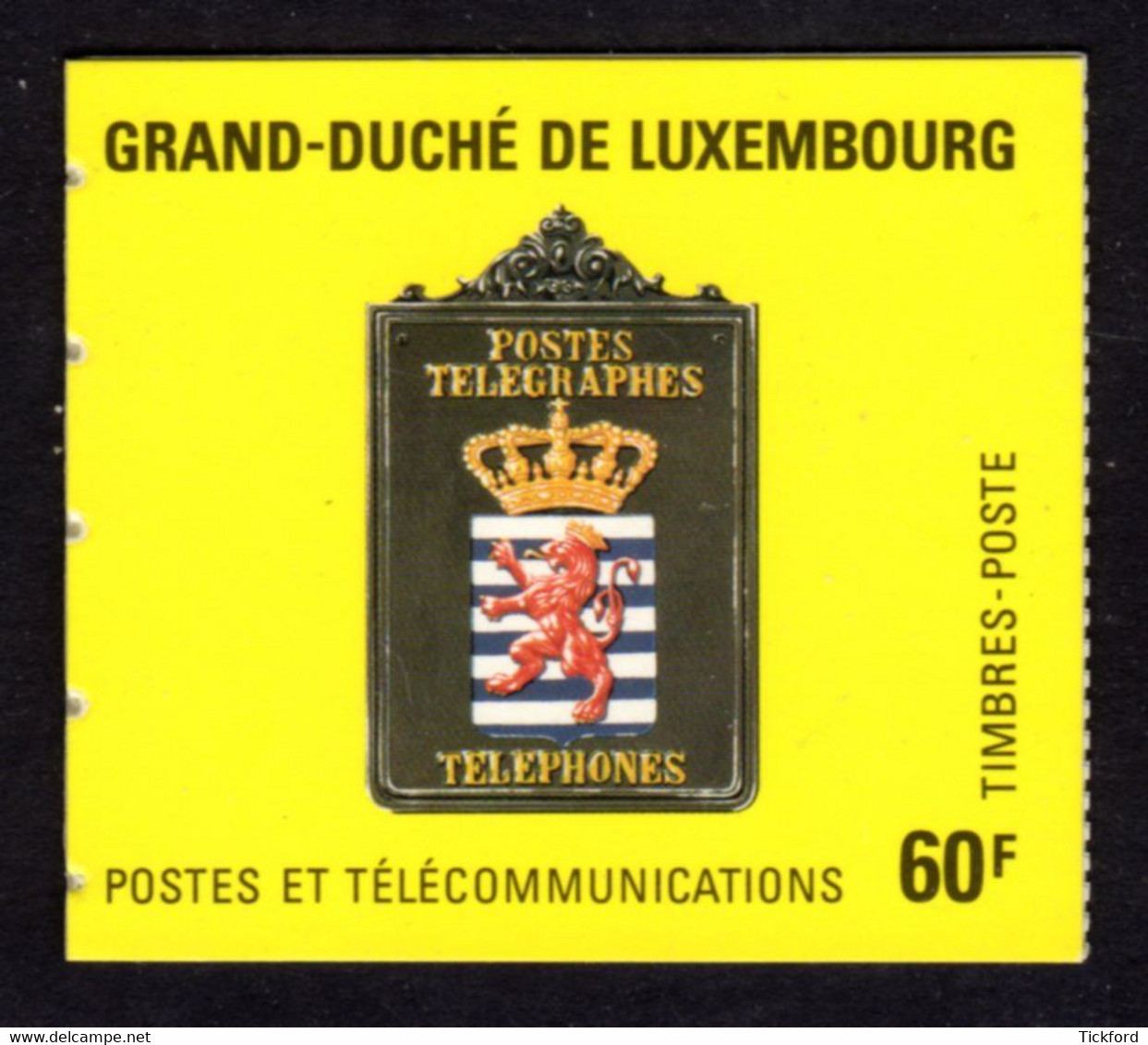 LUXEMBOURG 1991 - CARNET Yvert C1232 - NEUF**/ MNH - Objets Anciens Des Postes Et Téléphones - Booklets