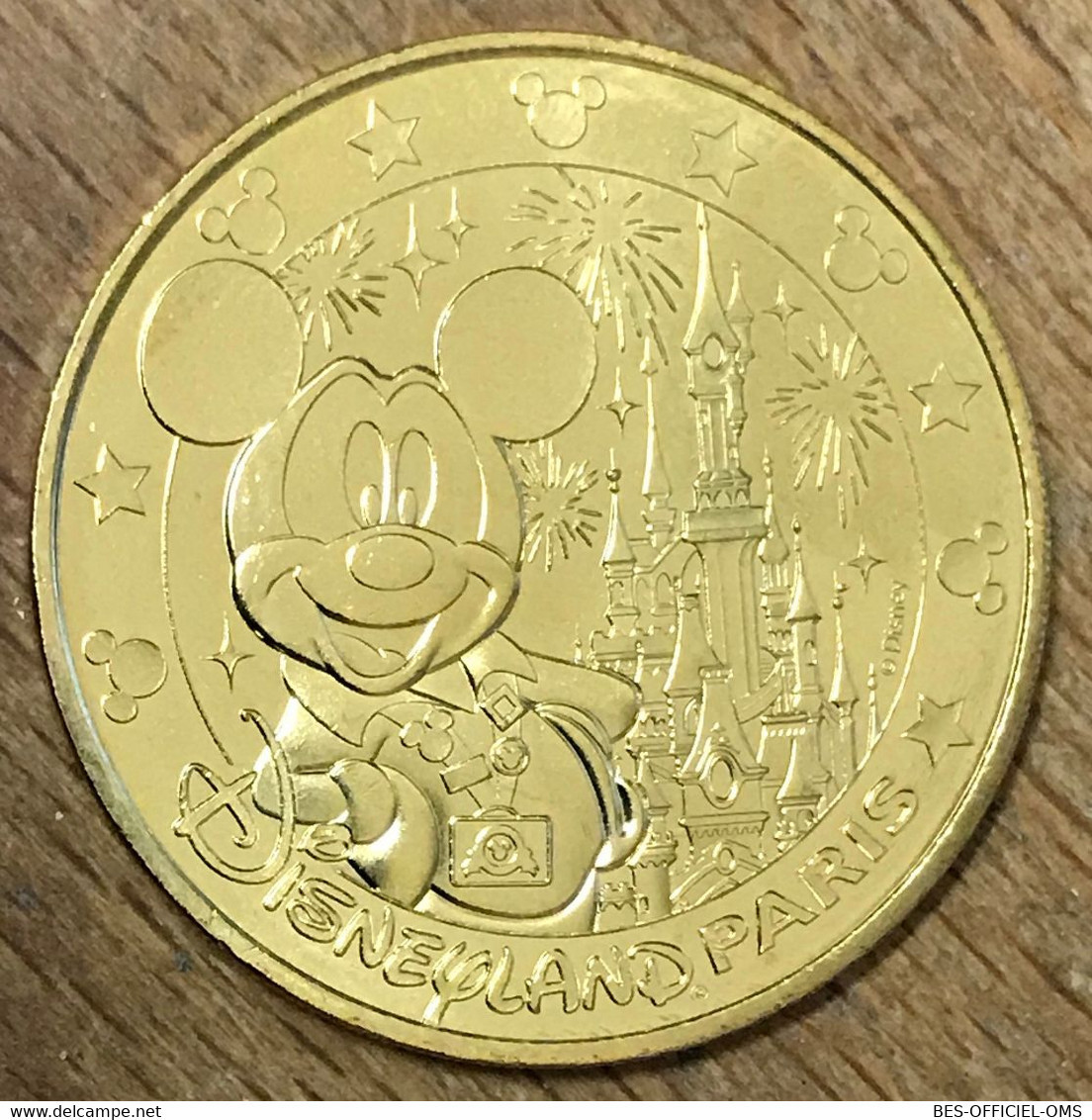 77 DISNEYLAND PARIS MICKEY DISNEY MDP 2016 MÉDAILLE SOUVENIR MONNAIE DE PARIS JETON TOURISTIQUE MEDALS COINS TOKENS - 2016