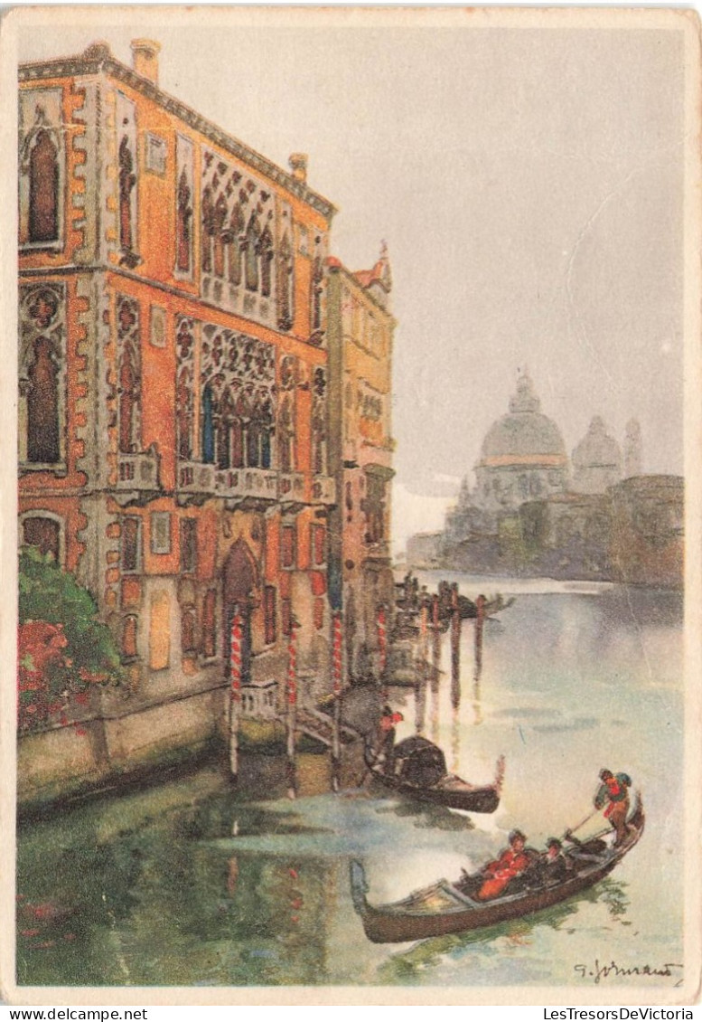 ARTS - Peintures Et Tableaux - Venezia - Canal Grande Palazzo Franchetti - Carte Postale Ancienne - Malerei & Gemälde