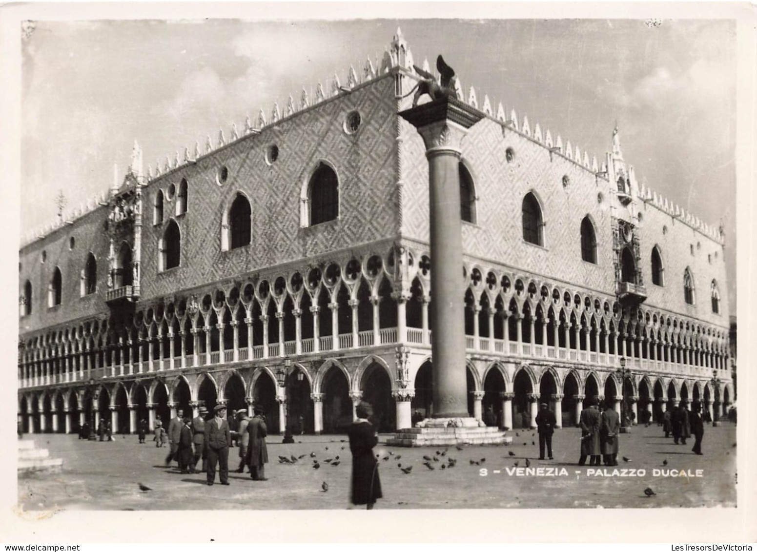 ITALIE -  Venezia - Palazzo Ducale -  Animé - Carte Postale Ancienne - Venezia