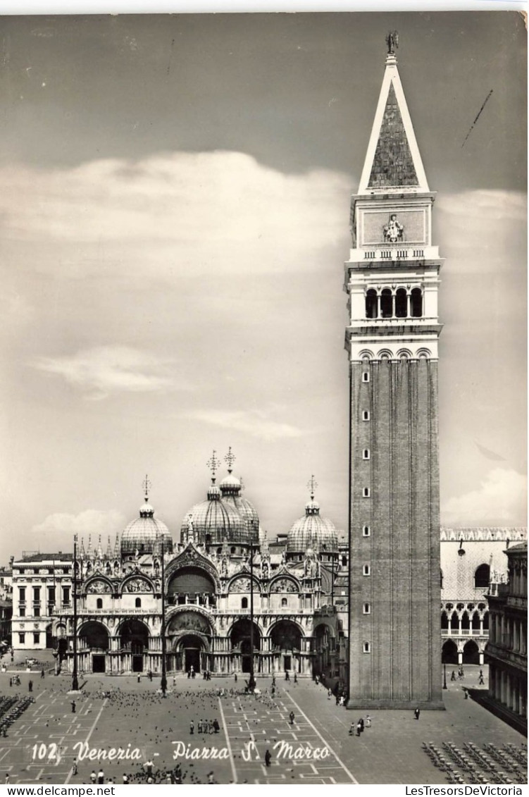 ITALIE -  Venezia - Piazza S.Marco - Animé - Carte Postale Ancienne - Venezia