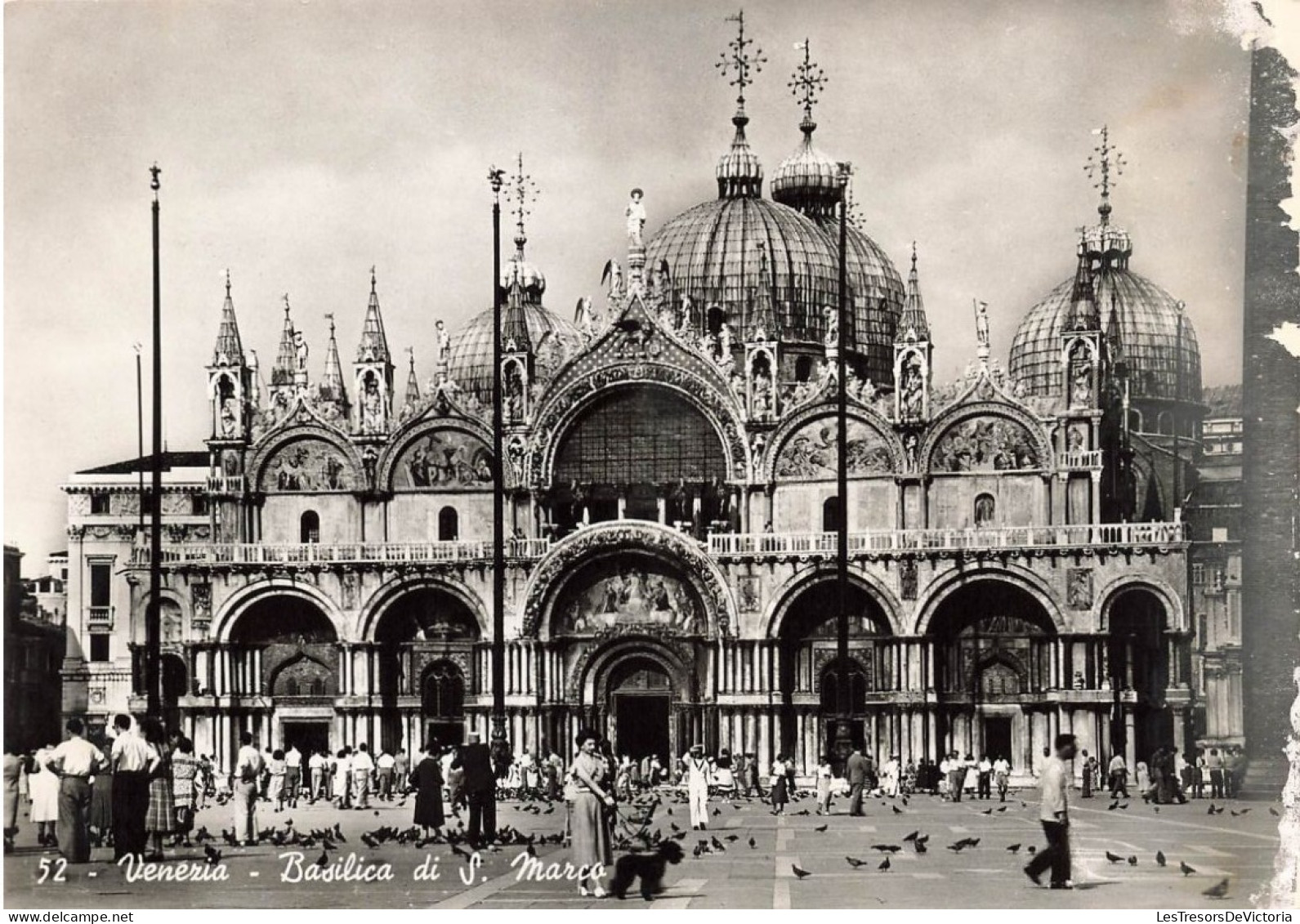 ITALIE -  Venezia - Basilica S.Marco Di S.Marco - Animé - Carte Postale Ancienne - Venezia (Venedig)