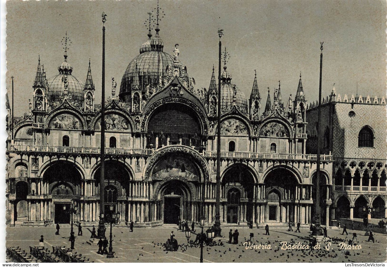 ITALIE -  Venezia - Basilica S.Marco Di S.Marco - Animé - Carte Postale Ancienne - Venezia