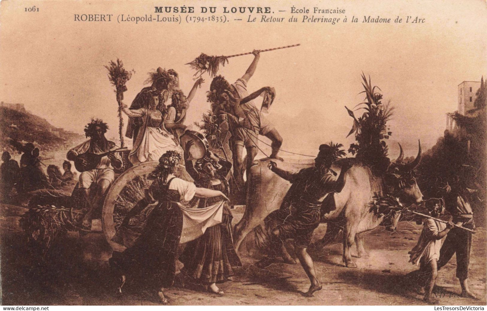 MUSEE - Musée Du Louvre - Ecole Française - Robert (Léopold Louis) - Le Retour Du Pélerinage - Carte Postale Ancienne - Museum