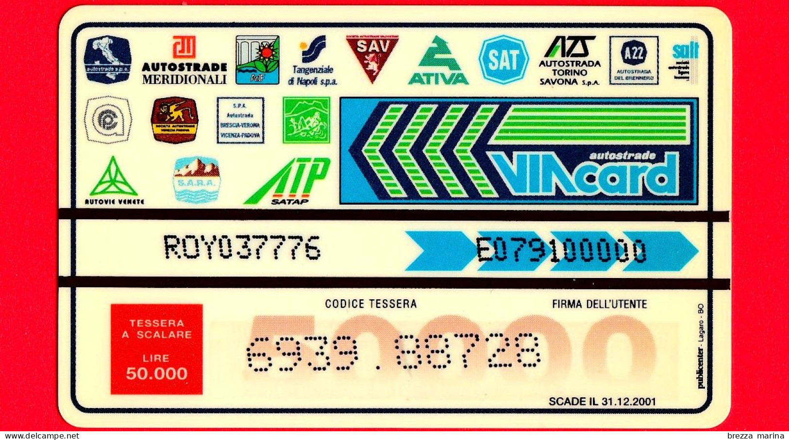 VIACARD - Viacard Pubblicitarie - Royal Canin -  Tessera N. 624 - 50.000 - Pub - 07.1999 - Other & Unclassified