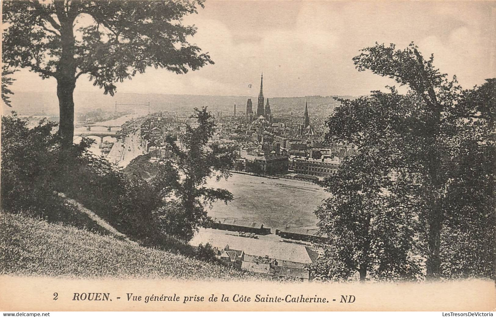 FRANCE - Rouen - Vue Générale Prise De La Côte  Sainte-Catherine - Carte Postale Ancienne - Rouen