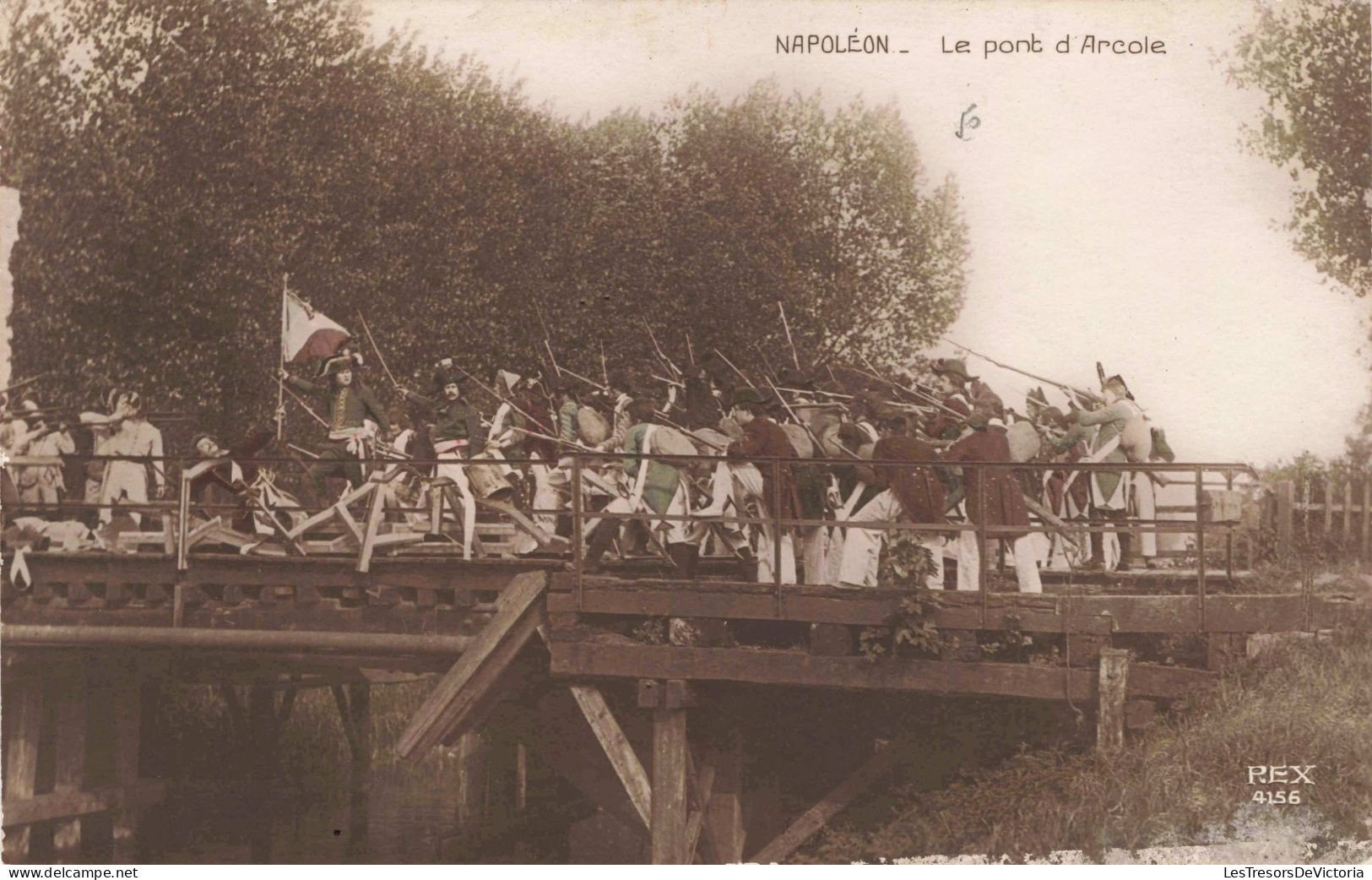 HISTOIRE - Napoléon - Le Pont D'Arcole - Colorisé - Carte Postale Ancienne - Histoire