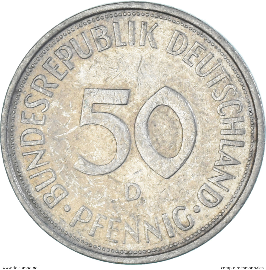 Monnaie, Allemagne, 50 Pfennig, 1973 - 50 Pfennig