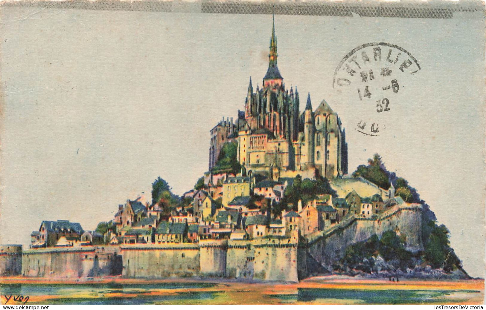 ARTS - Peintures Et Tableaux - Mont Saint Michel - Carte Postale Ancienne - Malerei & Gemälde