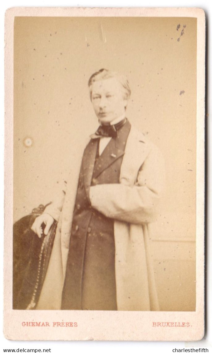 PHOTO CDV - PHOTO CHEMAR BRUXELLES - HOMME RICHE - Anonymous Persons