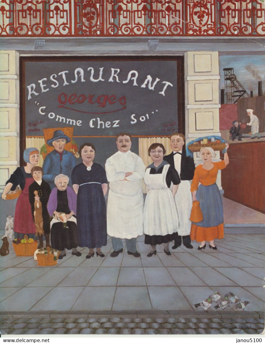 CARTE POSTALE  THEME   RESTAURANT  " COMME  CHEZ  SOI "  A BRUXELLES.        1926. - Hotels & Restaurants