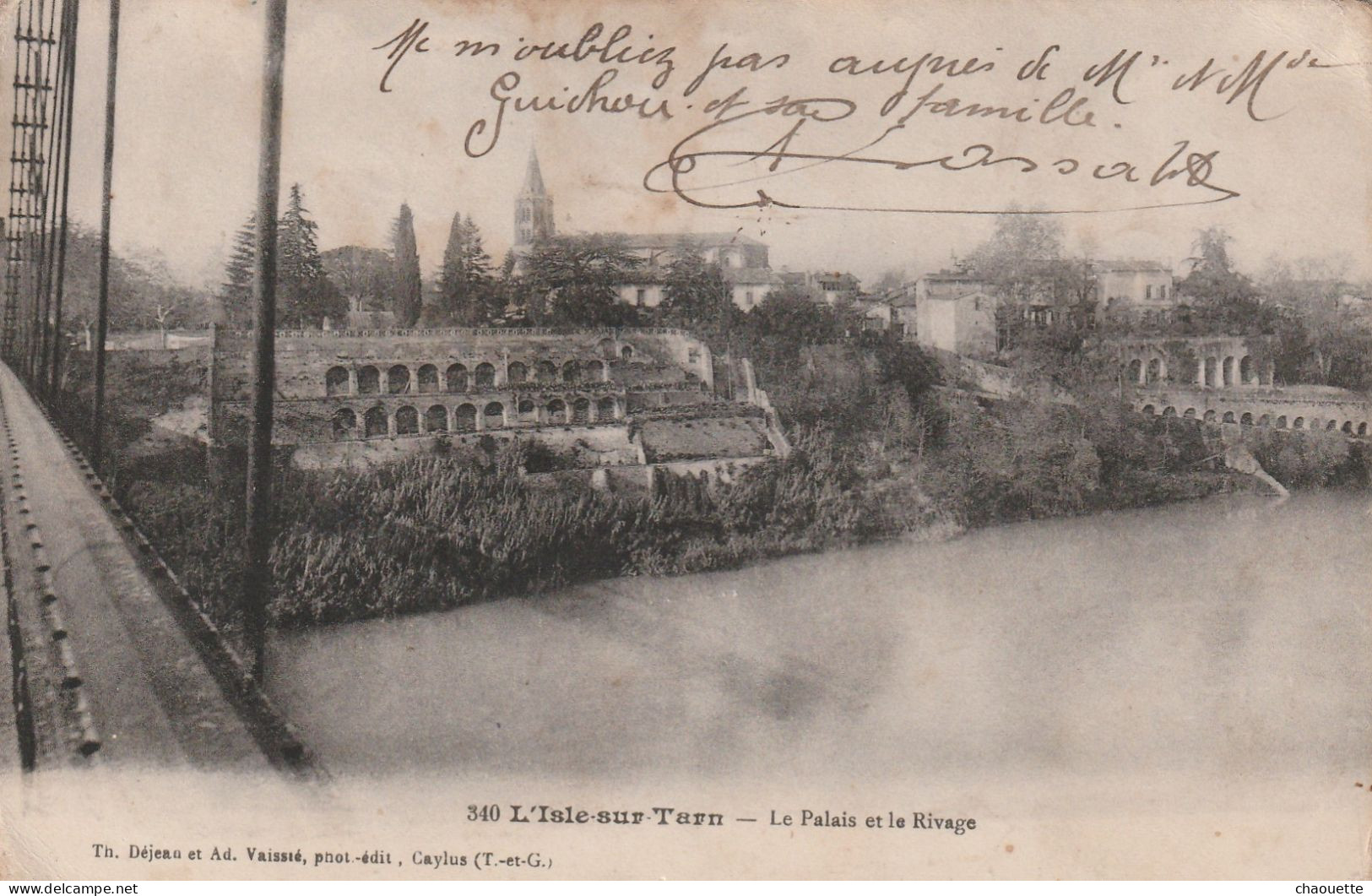 Lisle Sur Tarn  Le Palais Et Le Rivage  No.340 - Lisle Sur Tarn