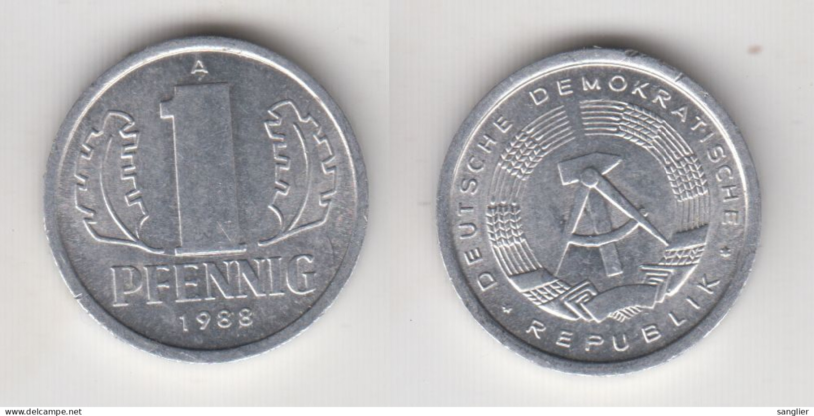 1  PFENNIG 1988 A - 1 Pfennig