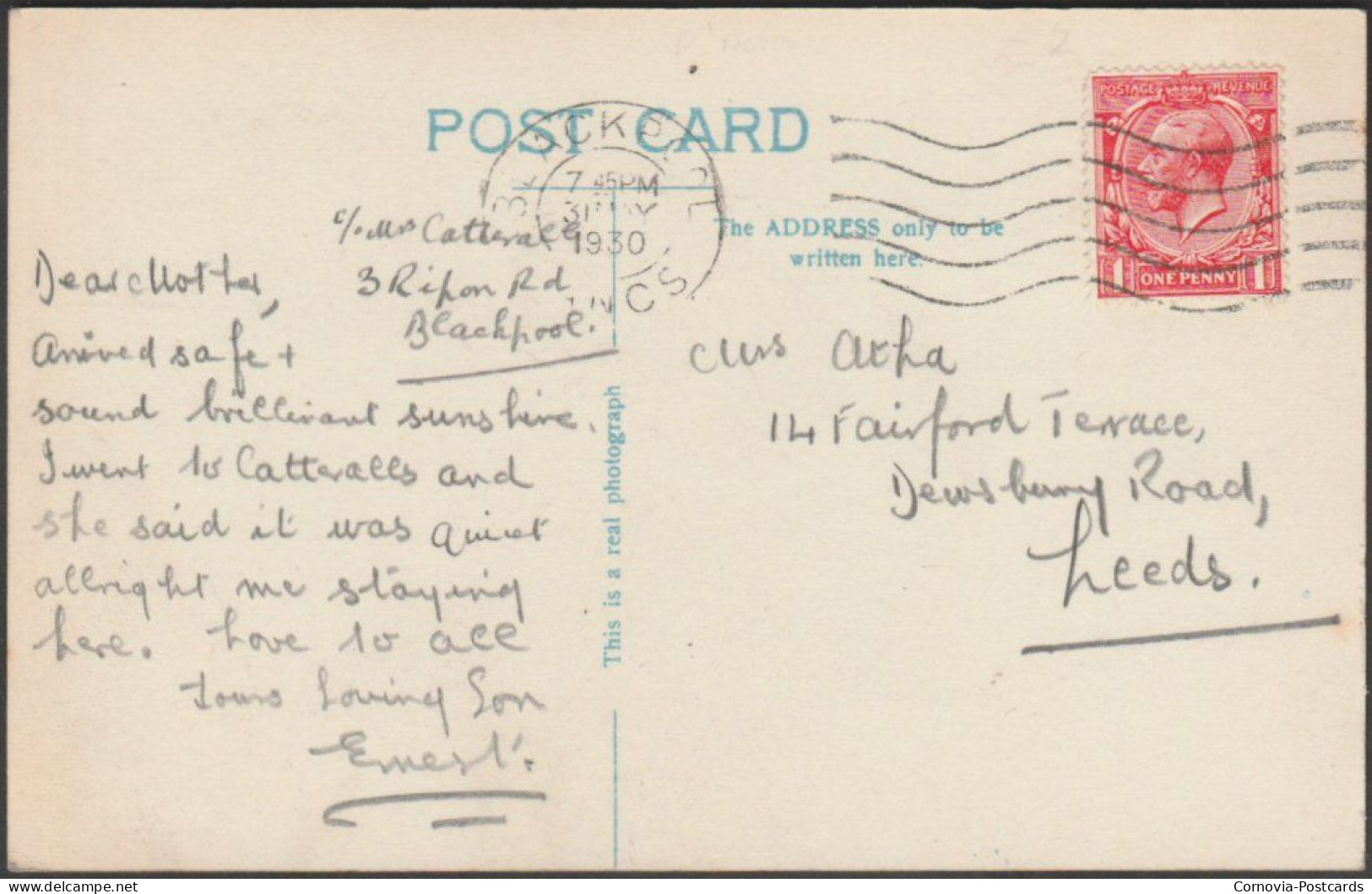 Multiview, Blackpool, Lancashire, 1930 - RP Postcard - Blackpool