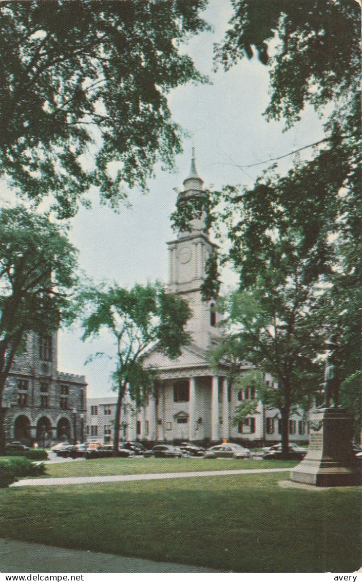 First Congregational Church And Court House At Left, Springfield, Mass. - Springfield