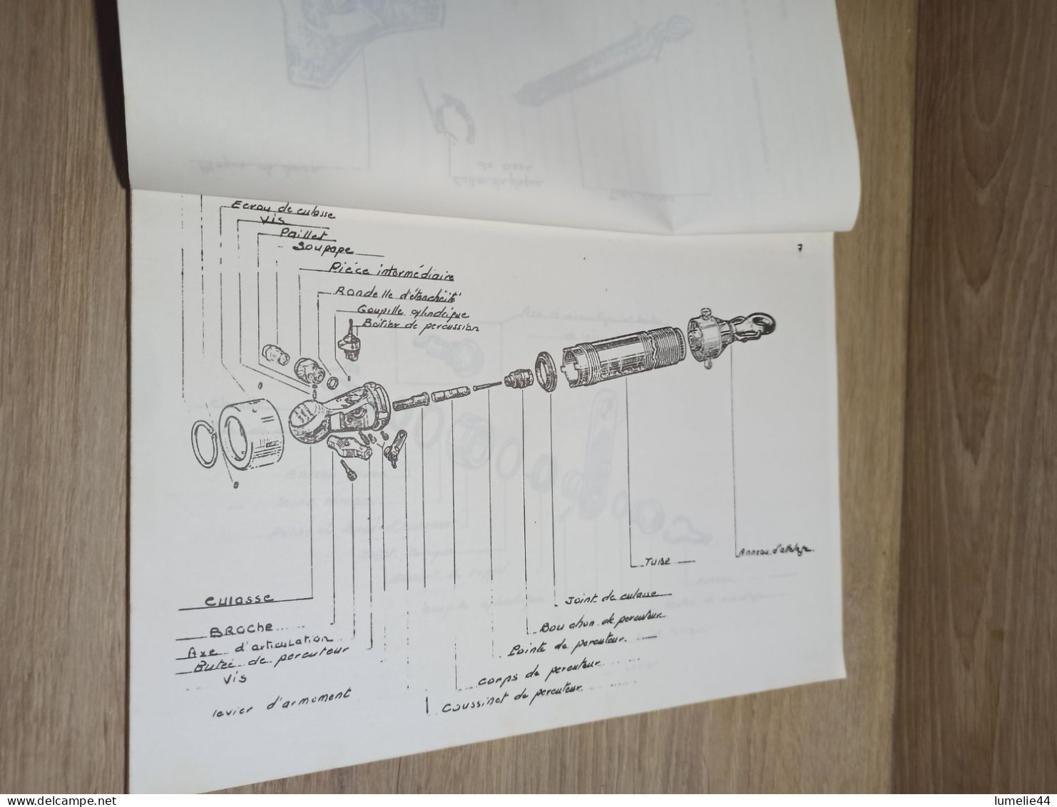 Manuel Atelier Cours Canon Obusier Mod F1 Tracté 120 Rayé - Véhicules