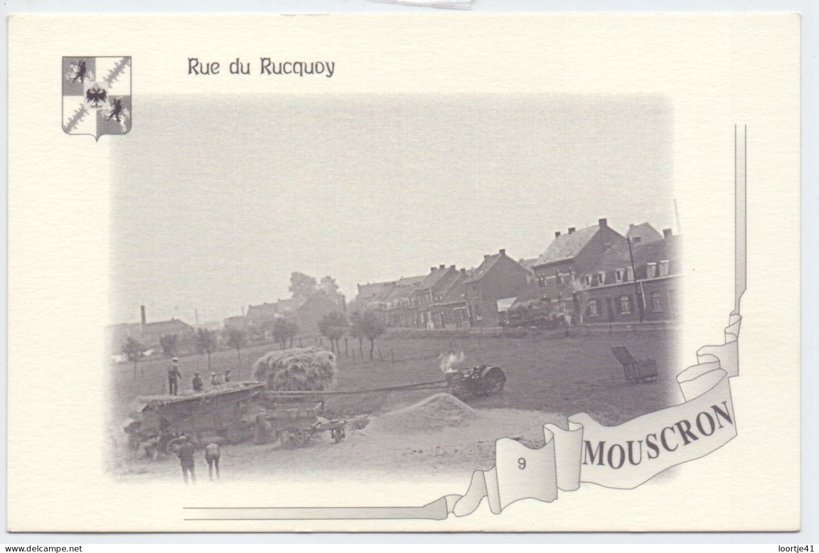 CP - Mouscron - Rue Du Rucquoy - Repro - Mouscron - Moeskroen