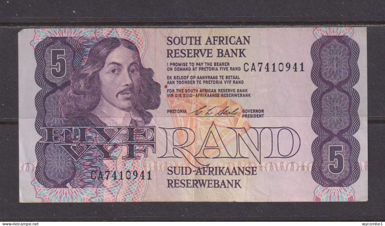 SOUTH AFRICA - 1978-94 5 Rand Stals Circulated Banknote As Scans - Sudafrica