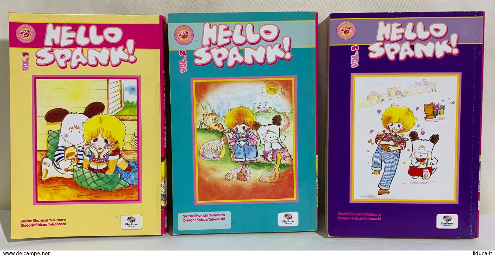 I116783 Primi 3 Numeri - HELLO SPANK! - Play Press 2002 - Manga