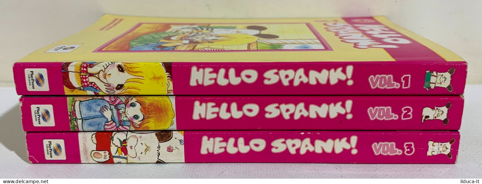 I116783 Primi 3 Numeri - HELLO SPANK! - Play Press 2002 - Manga