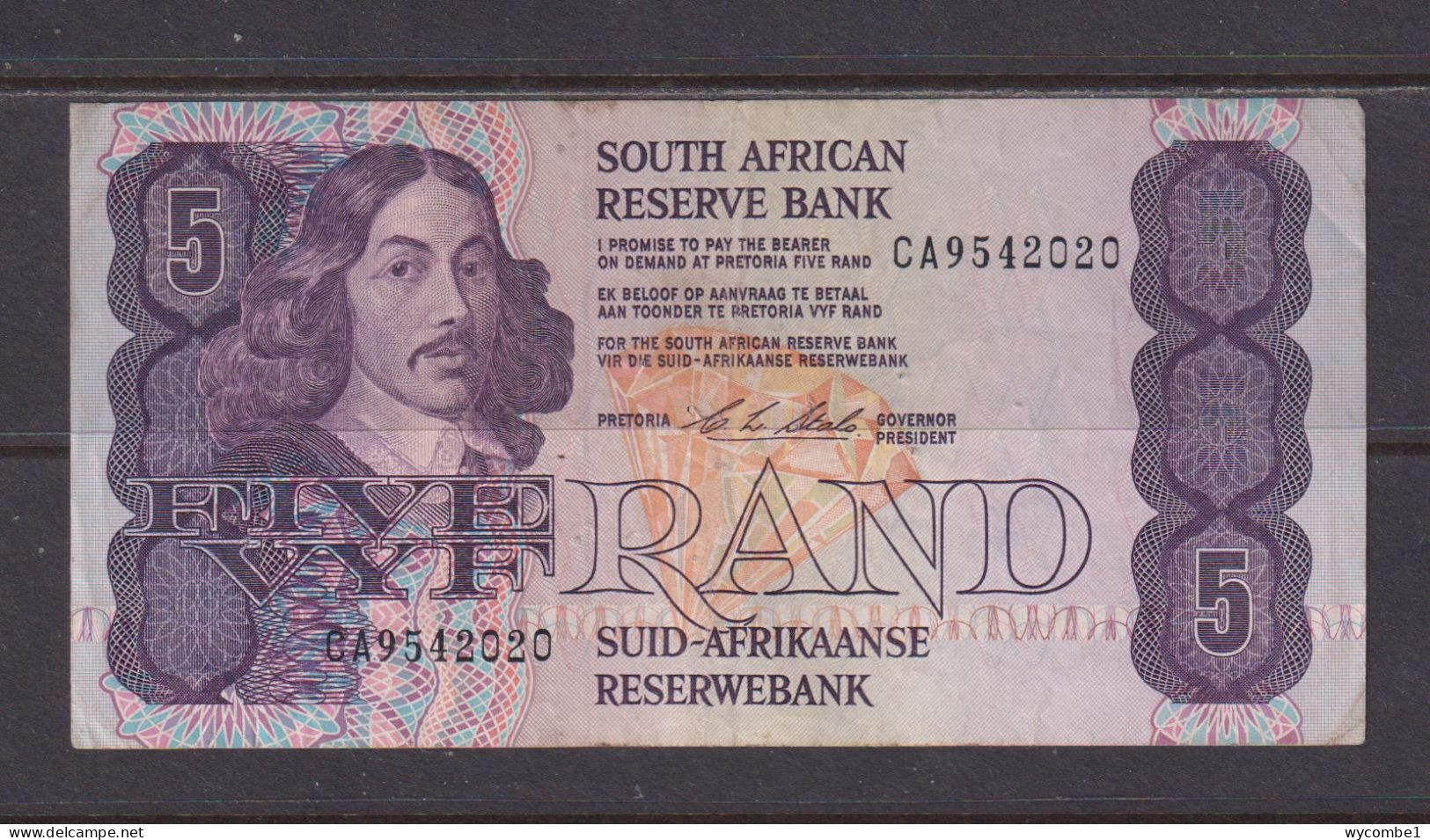 SOUTH AFRICA - 1978-94 5 Rand Stals Circulated Banknote As Scans - Südafrika
