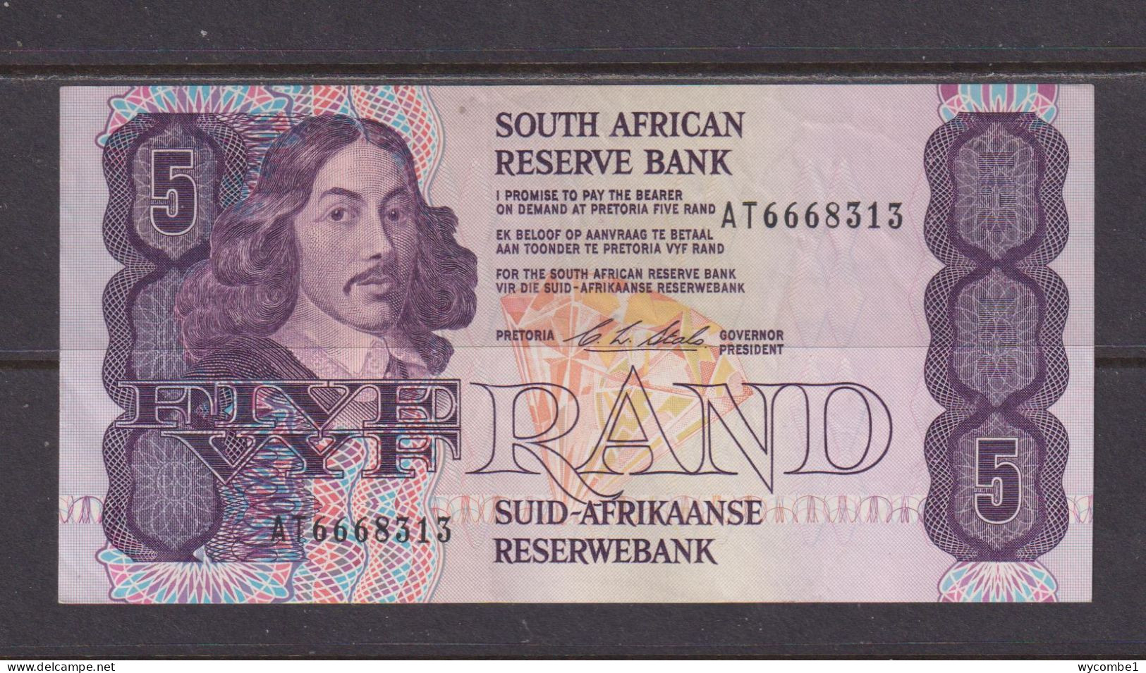 SOUTH AFRICA - 1978-94 5 Rand Stals Circulated Banknote As Scans - Sudafrica