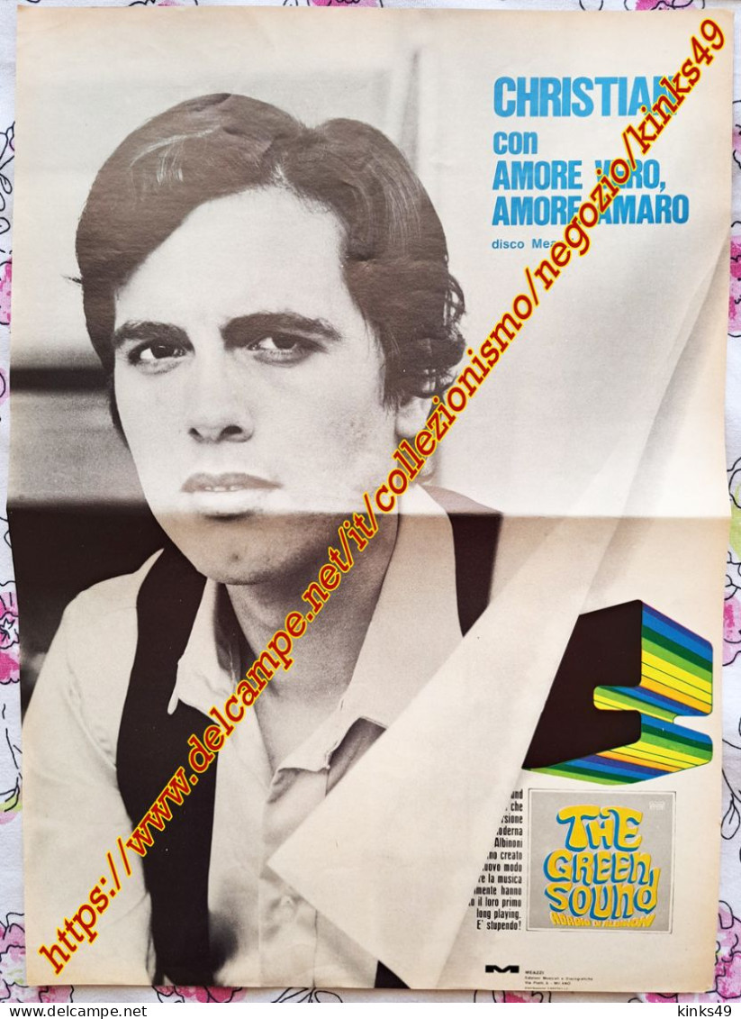 B247> < CHRISTIAN > Pagina Pubblicità Per Il 45 "Amore Vero Amore Amaro" > AGOSTO 1969 - Posters