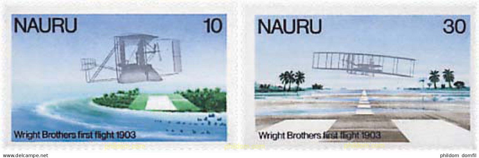 713229 MNH NAURU 1978 PIONEROS DE LA AVIACION - Nauru