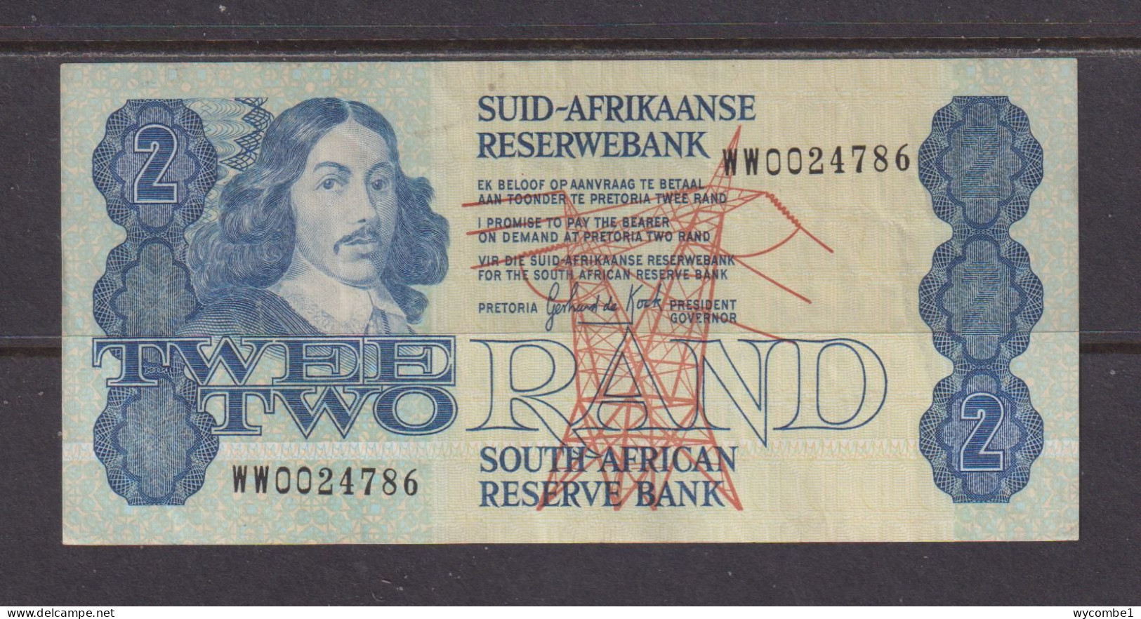 SOUTH AFRICA - 1993-98 2 Rand Circulated Banknote As Scans - Afrique Du Sud