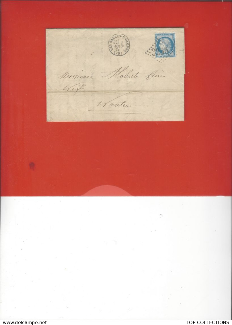 1874 Les Sables D’Olonne => Nantes Alaberte Frères Armateurs Négociants NAVIGATION CABOTAGE RECHERCHE DE NAVIRE TARIFS - 1800 – 1899