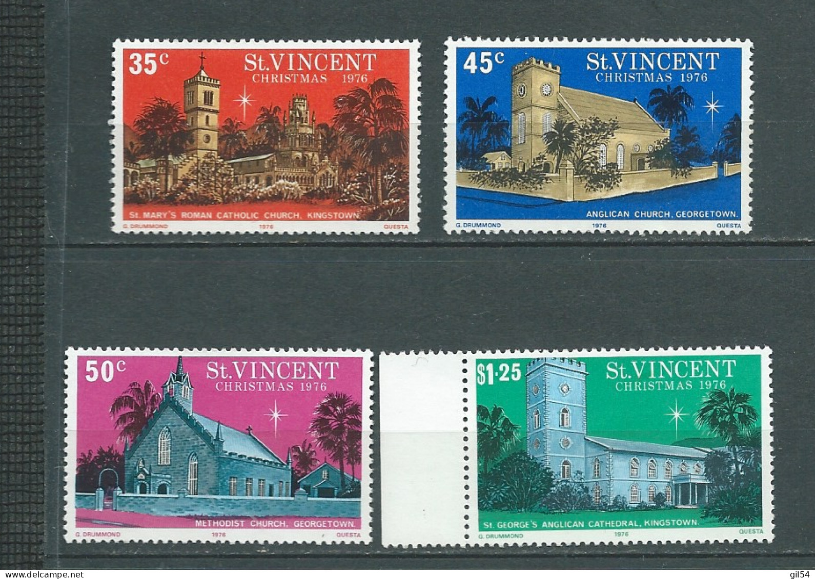 Saint Vincent- Série Yvert N° 454 / 457 ** 4 Valeurs Neuves Sans Charnière - AD 46303 - St.Vincent (...-1979)